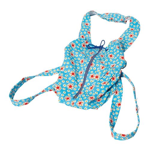 Glückskäfer porte-poupée fleurs 20 cm bleu