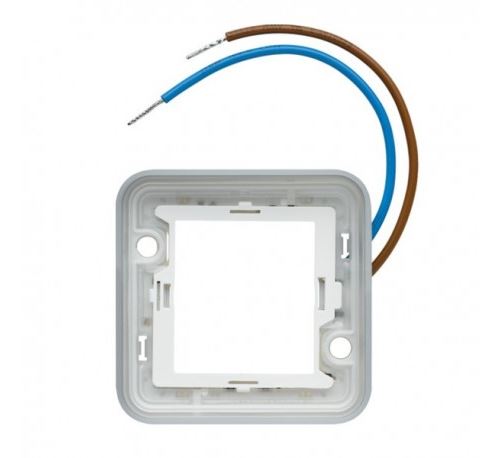 Collerette lumineuse Cubyko pour mécanisme associable - compsable - IP55 - Bleu - 230V