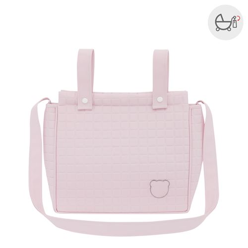 Sac Poussette Gofre Rose 13X40X33 Cm