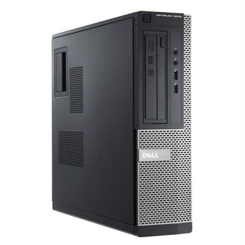 Unité Centrale DELL Optiplex 3010 : SFF - Intel Core i3 3240 3.4 Ghz - RAM 4 Go - HDD 250 Go SATA - DVD+/-RW - Intel HD Graphics 2500 - HDMI - Windows
