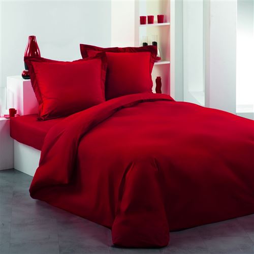 Housse de Couette Rouge 240x220