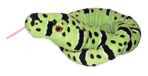 Wild Republic 135 cm snakesss Rock Serpent Hochet (Vert)