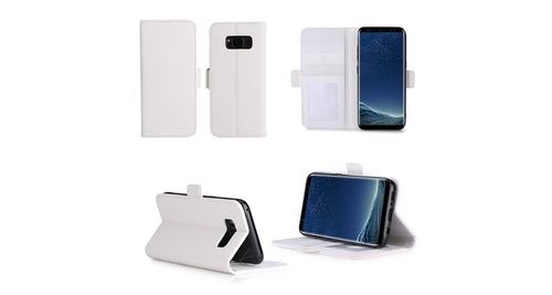 Samsung Galaxy S8 : Housse Portefeuille blanche