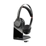 Poly Voyager Focus 2 Office with Charge Stand USB Type A Wireless Headset