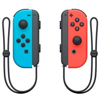 Manettes Nintendo Switch sans fil Joy Con - Bleu et rouge