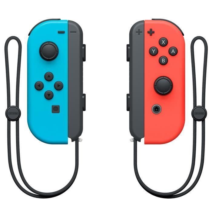 NINTENDO Joy-Con (R) - Joy-Con gamepad(Left) - manette de jeu - sans fil - bleu, rouge - pour Nintendo Switch