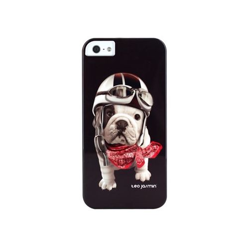 Teo jasmin racing coque rigide en plastique pour Apple iPhone 5 /5s noir