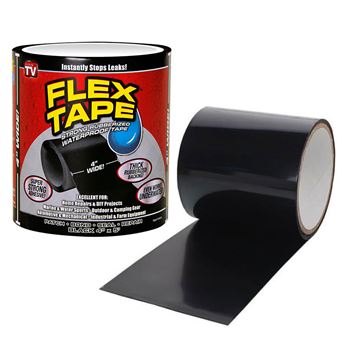 Bande Adhésive Ruban Hydrofuge et Waterproof Ultra-résistante Flex Tape  Noir - Colle et produits de fixation - Achat & prix | fnac