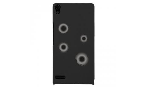 Coque rigide pour Huawei Ascend P6 avec impression Motifs impacts de balles
