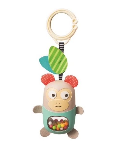 Taf Toys hochet Aap Maracas junior 26 cm brun clair