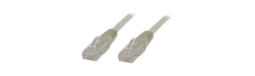 MicroConnect - Kruiskabel - RJ-45 (M) naar RJ-45 (M) - 2 m - UTP - CAT 5e - grijs