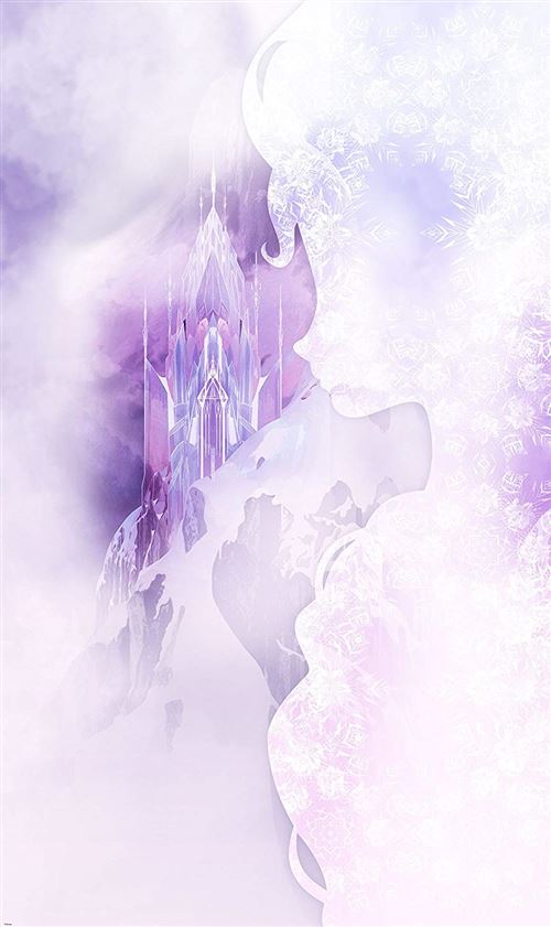 Komar Vliestapete "Digitaldruck Vlies - Frozen Winter Mist - Größe 120 x 200 cm" bedruckt glatt Kinderzimmer