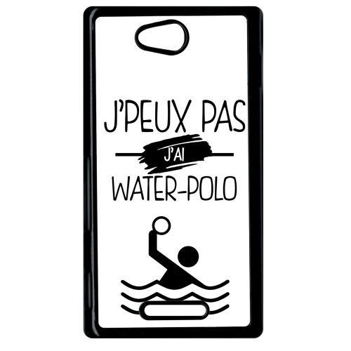 Coque sony xperia c j peux pas j ai water polo 1