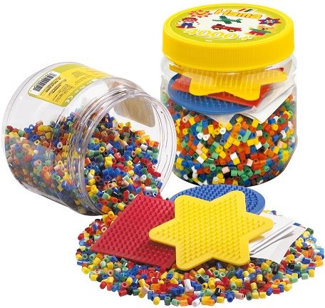 Hama – Pot De 13000 Perles à Repasser Midi – Mélange Pastel – Loisir Créatif Pour Enfants Dès 5 Ans – Développe Créativité Et Dextérité