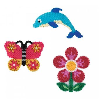 Pot de 4000 Perles et 3 plaques Hama