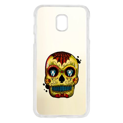Coque Tete De Mort Art Diamant Compatible Galaxy J5 2017 Transparent