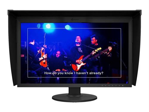 EIZO ColorEdge CG279X - Écran LED - 27 - 2560 x 1440 - IPS - 350 cd/m² - 1300:1 - 13 ms - HDMI, DVI-D, DisplayPort - noir - avec garantie Zero Bright Pixels de six mois