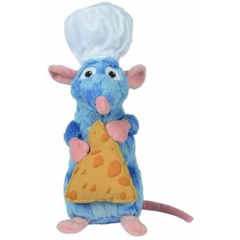 Peluche rat bleu, gris et rose Ratatouille Nicotoy, Disney Baby