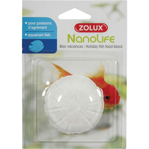Comparer les prix de Bloc vacance Nanolife pour poisson d'agrément. 25 grammes. - zolux - ZO-334461