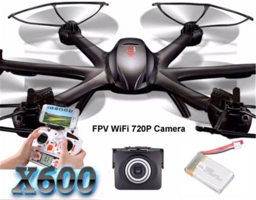 MJX X600C 2.4G Gyro 6 axes gyroscope 3D Quadricopter Drone UFO + FPV C4005 WiFi Caméra