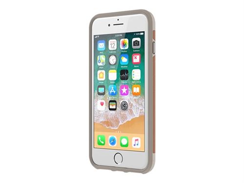 Griffin Survivor Prime - Coque de protection pour téléphone portable - cuir véritable, polycarbonate, polyuréthanne thermoplastique (TPU) - brun - pour Apple iPhone 7, 8
