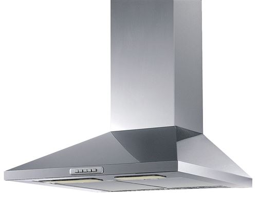 Airlux AHP65IXN - Hotte - hotte décorative - largeur : 60 cm - profondeur : 48.5 cm - evacuation & recyclage - acier inoxydable