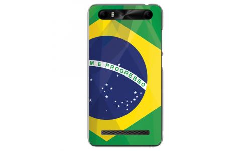 Coque souple pour Konrow Just5 avec impression Motifs drapeau du Brésil