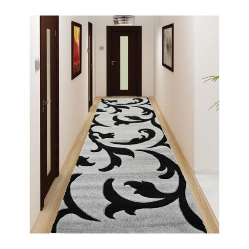nazar tapis de salon marble - 160 x 230 cm - gris