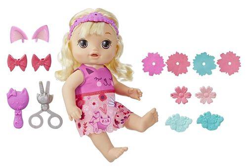 Hasbro Baby Alive Coiffure magique Baby Blonde interactive 30 cm