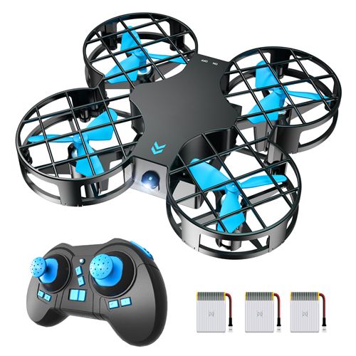 Drone H823H MINI Drone pour Enfant et Débutant Bleu