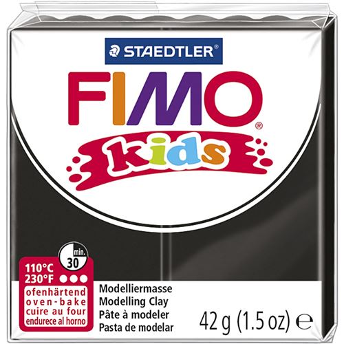 Pâte Fimo Kids 42 g - Noir - 8030.9