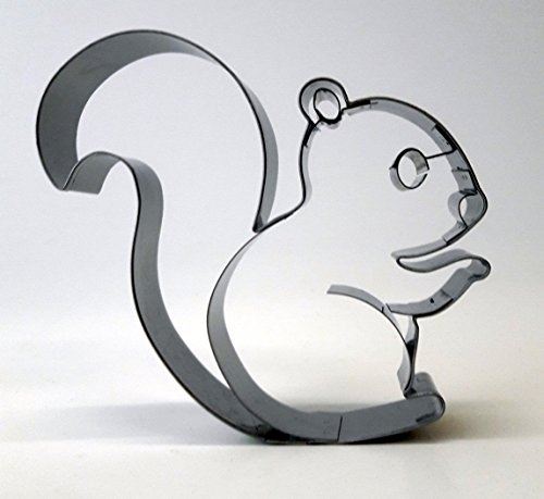 Birkmann 1010707310 grande écureuil emporte-pièce en forme de 10 cm, 5 x 3 x 2 cm plastique gris