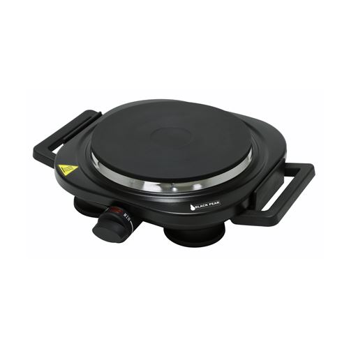 Plaque de cuisson 1 feu - Noir - 1500W - Blackpear BHP003