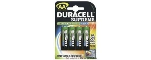 Duracell Pack blister de 4 piles rechargeables Duracell Duralock AA 1,2V - 2400 mAh