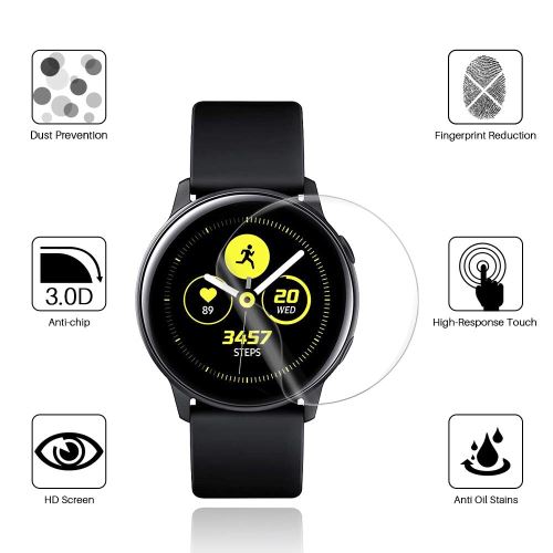 [5Pcs] Film de protection d'écran en TPU Souple Anti-rupture pour Samsung Galaxy Watch Active 2 40mm