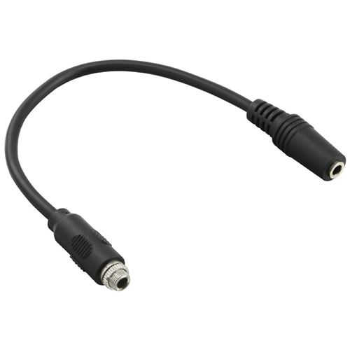 Câble adaptateur audio InLine® 3,5 mm Stéréo femelle à femelle, dont la bande de roulement est 0,2 m