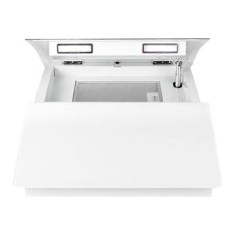 Klarstein Rgl60wh Hotte Hotte Decorative Largeur 60 Cm Profondeur 45 Cm Evacuation Recyclage Blanc Verre Hotte Decorative Murale Achat Prix Fnac