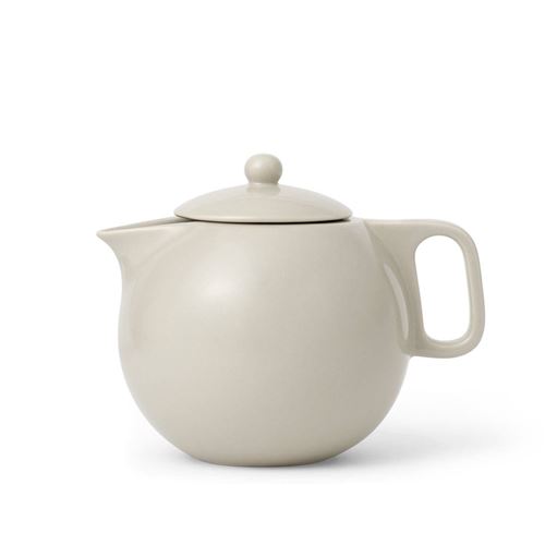 Viva Scandinavia (V76002) Théière en porcelaine blanche avec bec anti-goutte, 1 litre