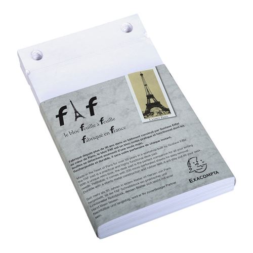 Exacompta Recharge De Feuilles 'Bloc Faf', No.2, Uni