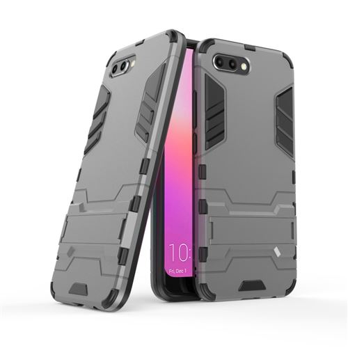 Coque en TPU hybride gris pour votre Huawei Honor 10