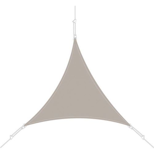 Easy Sail - Voile d'ombrage triangle 3 x 3 x 3m taupe