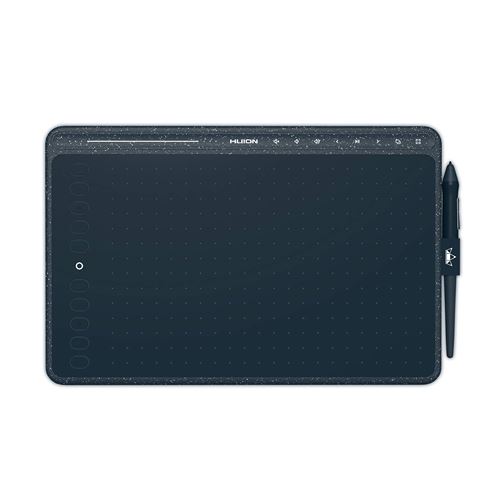 HUION HS611 Tablette graphique à stylet avec barre multimédia et sensibilité à la pression PW500 8192 (bleue)