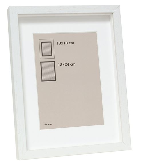 Deknudt Frames S223K1P1 Cadre Photo avec Profondeur Bois Blanc 13 x 18 cm