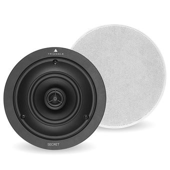 Triangle SECRET ICT4 - Enceinte encastrable coaxiale 2 voies - 90 Watts - HP 10 cm cable - adaptateur reseau - telephonie