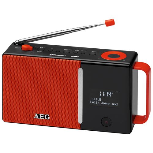 Radio DAB+/bluetooth AEG 4158 - Rouge