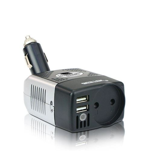 Bloc Onduleur Multiprise Protégé Mixte 250 Volts et USB 5 Volts sur Allume-Cigare 150 Watts