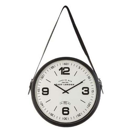 Horloge Métal Belt Spirit 39cm Noir