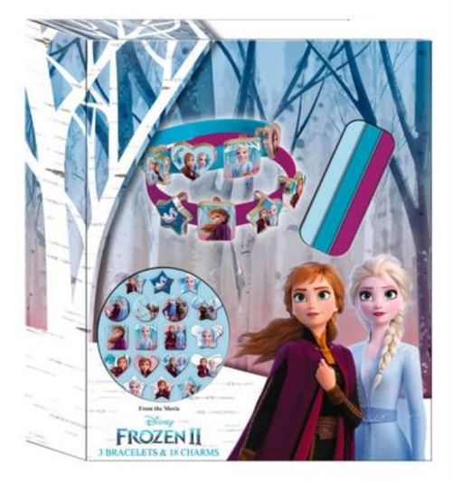 Kids Licensing faites votre propre bracelet Frozen 2 caoutchouc 21 pièces