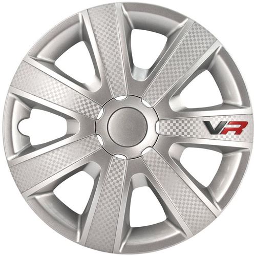 AutoStyle enjoliveurs VR 16 pouces ABS argent lot de 4