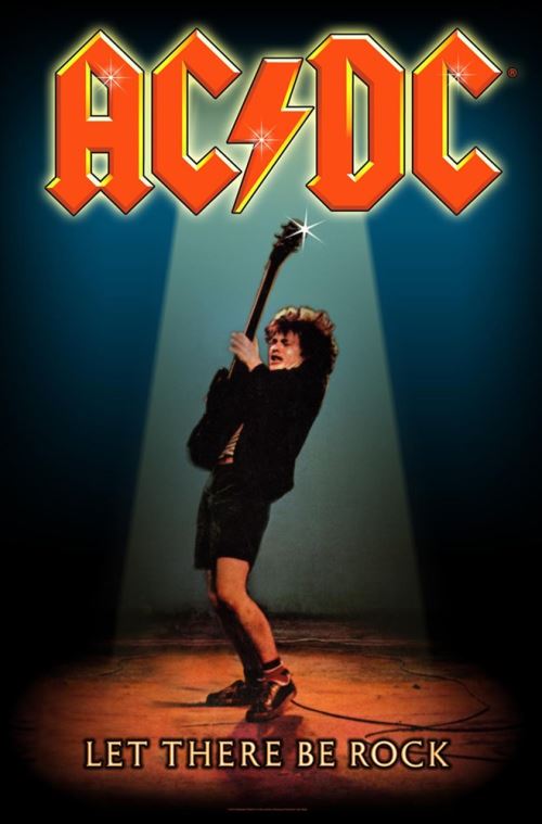 Drapeau AC/DC Let There Be Rock 66 x 105 cm
